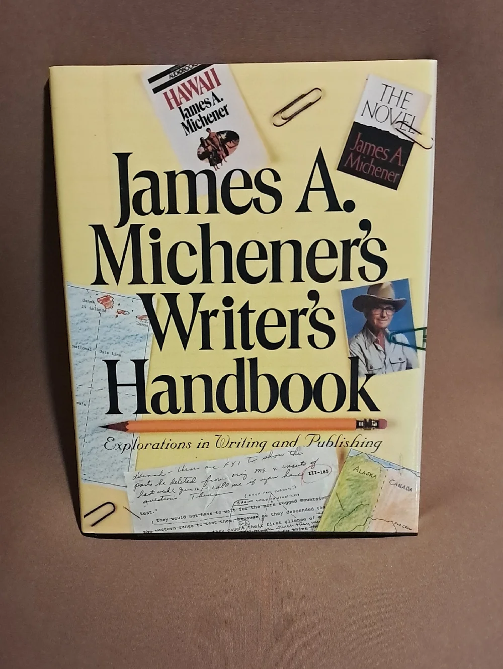 James A. Michener's Writer's Handbook — Yellow Cover
